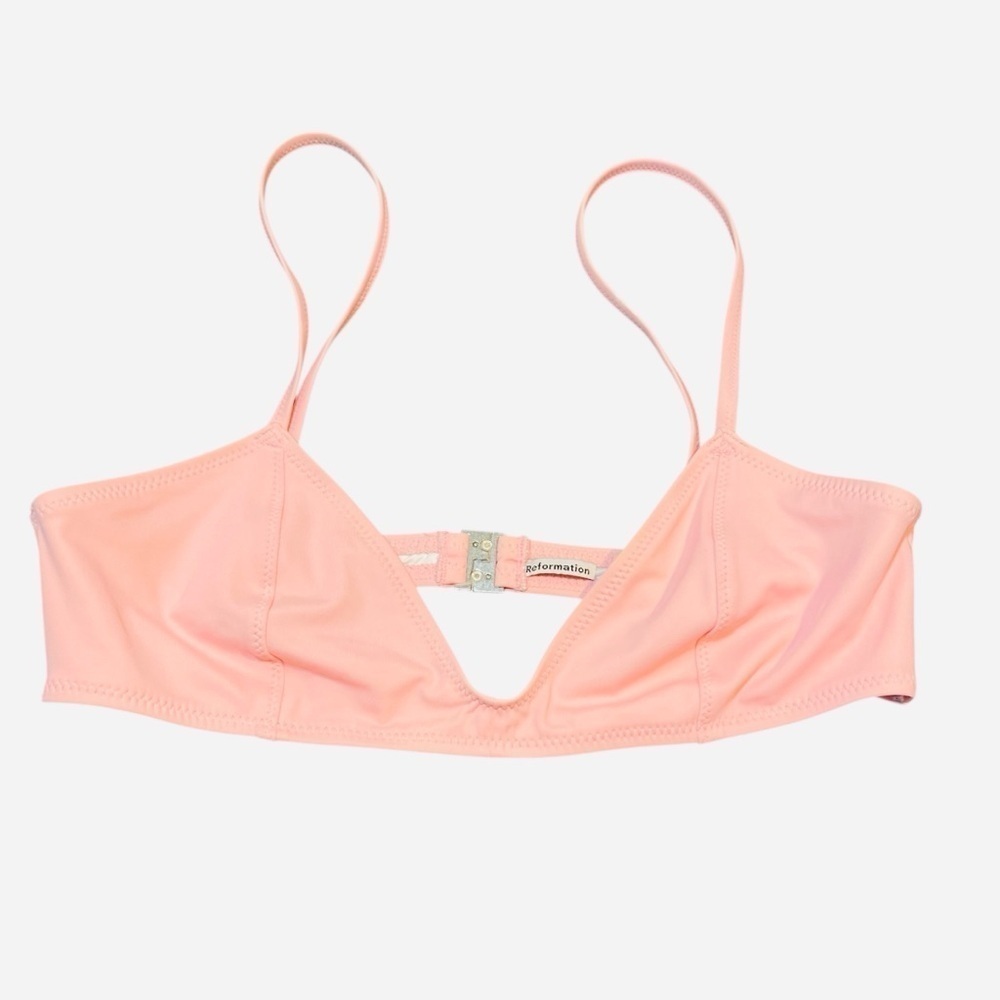 Reformation Pink Bikini Bralette Sz-Small